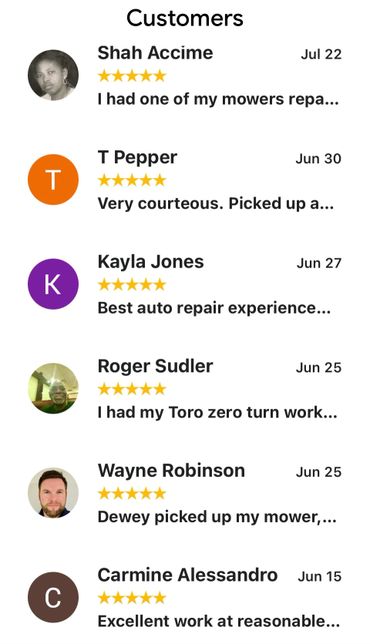Five-star customer reviews for A2Z Services on Nextdoor