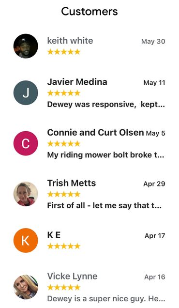 Five-star customer reviews for A2Z Services on Nextdoor